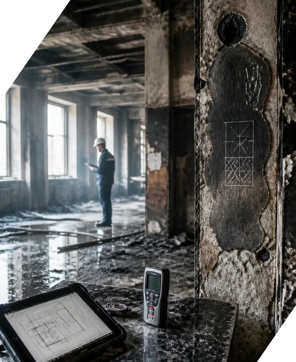 Обследование зданий после пожара в Великом Новгороде от 15345 р. | ЭкспертизаРоссия