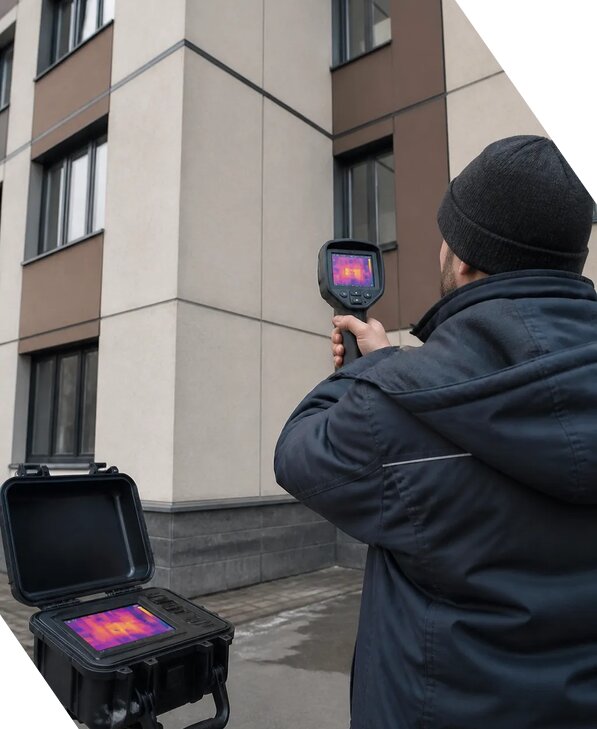 Тепловизионное обследование зданий и сооружений в Великом Новгороде
